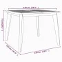 Solid acacia wood garden table 110x110x75 cm by vidaXL, Garden tables - Ref: Foro24-310302, Price: 145,62 €, Discount: %