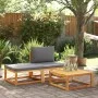 Mesa de jardín madera maciza de acacia 65x65x29 cm de , Sofás de exterior - Ref: Foro24-4008157, Precio: 69,05 €, Descuento: %