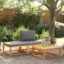 Mesa de jardín madera maciza de acacia 65x65x29 cm by , Outdoor sofas - Ref: Foro24-4008157, Price: 68,98 €, Discount: %