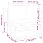 Sofá de jardín de esquina con cojines madera maciza de acacia by , Outdoor sofas - Ref: Foro24-4008176, Price: 134,02 €, Disc...