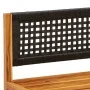 Sofá jardín sin reposabrazos con cojines madera maciza acacia by , Outdoor sofas - Ref: Foro24-4008169, Price: 98,68 €, Disco...