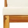 Sofá jardín sin reposabrazos con cojines madera maciza acacia by , Outdoor sofas - Ref: Foro24-4008169, Price: 98,68 €, Disco...