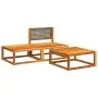 Gartensofa-Set mit 3-teiligen massiven Akazienholz-Sitzgarnituren. von , Outdoor-Sofas - Ref: Foro24-4008174, Preis: 224,09 €...