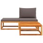 Gartensofa-Set mit 3-teiligen massiven Akazienholz-Sitzgarnituren. von , Outdoor-Sofas - Ref: Foro24-4008174, Preis: 227,88 €...