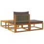 Set de sofás de jardín con cojines 3 pzas madera maciza acacia de , Sofás de exterior - Ref: Foro24-4008174, Precio: 224,13 €...