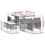 Set comedor jardín 9 pzas y cojines ratán sintético gris de , Conjuntos de jardín - Ref: Foro24-3210776, Precio: 356,93 €, De...