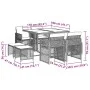 Set de comedor de jardín 9 pzas y cojines ratán sintético negro de , Conjuntos de jardín - Ref: Foro24-3210774, Precio: 387,1...