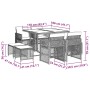 Set de comedor de jardín 9 pzas y cojines ratán sintético negro by , Garden sets - Ref: Foro24-3210774, Price: 351,31 €, Disc...