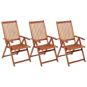 Klappbare Gartenstühle 3 Einheiten massives Akazienholz von vidaXL, Gartenstühle - Ref: Foro24-310293, Preis: 194,33 €, Rabat...