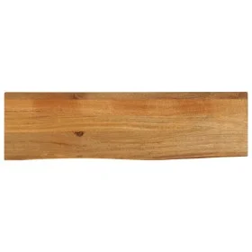Tablero de mesa borde natural madera maciza mango 120x30x2,5 cm de , Tableros para mesas - Ref: Foro24-370530, Precio: 74,34 ...