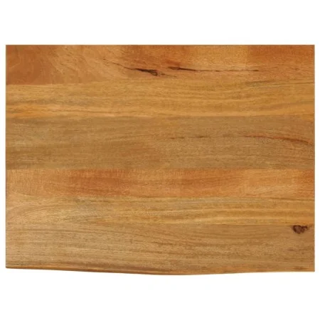 Tablero de mesa borde natural madera maciza mango 70x60x2,5 cm by , Table tops - Ref: Foro24-370547, Price: 63,23 €, Discount: %