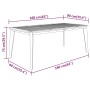Mesa de jardín madera maciza de acacia 160x90x75 cm de vidaXL, Mesas de jardín - Ref: Foro24-310303, Precio: 206,79 €, Descue...