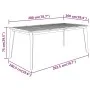 Gartentisch aus massivem Akazienholz, 200 x 100 x 75 cm von vidaXL, Gartentische - Ref: Foro24-310304, Preis: 251,98 €, Rabat...