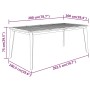 Mesa de jardín madera maciza de acacia 200x100x75 cm de vidaXL, Mesas de jardín - Ref: Foro24-310304, Precio: 255,52 €, Descu...