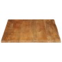 Massivholz-Tischplatte mit natürlicher Kante aus Mangoholz 90x80x3,8 cm. von , Tischplatten - Ref: Foro24-370603, Preis: 135,...