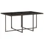 Set comedor de jardín 7 pzas con cojines ratán sintético marrón by , Garden sets - Ref: Foro24-3210729, Price: 460,80 €, Disc...