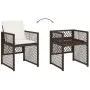 Set comedor de jardín 7 pzas con cojines ratán sintético marrón by , Garden sets - Ref: Foro24-3210729, Price: 460,80 €, Disc...