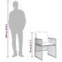 Set comedor jardín 7 pzas y cojines ratán sintético gris by , Garden sets - Ref: Foro24-3210734, Price: 496,45 €, Discount: %