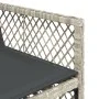 Set de comedor de jardín 11 pzas y cojines ratán sintético gris by , Garden sets - Ref: Foro24-3210755, Price: 874,82 €, Disc...
