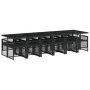 Set comedor de jardín con cojines 13 pzas ratán sintético negro by , Garden sets - Ref: Foro24-3210762, Price: 926,42 €, Disc...