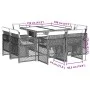Set comedor de jardín 9 pzas cojines ratán sintético gris claro by , Garden sets - Ref: Foro24-3210839, Price: 539,89 €, Disc...