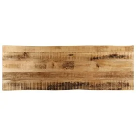 Tablero de mesa borde natural madera maciza mango 120x40x2,5 cm de , Tableros para mesas - Ref: Foro24-370662, Precio: 90,52 ...