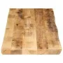 Massivholz-Tischplatte mit natürlicher Kante aus Mangoholz 120x40x2,5 cm. von , Tischplatten - Ref: Foro24-370662, Preis: 90,...