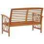 Banco de jardín de madera maciza de acacia 119 cm by vidaXL, garden benches - Ref: Foro24-310269, Price: 124,17 €, Discount: %