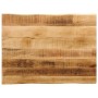 Massivholz-Tischplatte mit natürlicher Kante aus Mangoholz 90x60x2,5 cm. von , Tischplatten - Ref: Foro24-370669, Preis: 74,8...