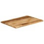 Massivholz-Tischplatte mit natürlicher Kante aus Mangoholz 90x60x2,5 cm. von , Tischplatten - Ref: Foro24-370669, Preis: 74,8...
