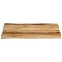 Massivholz-Tischplatte mit natürlicher Kante aus Mangoholz 90x60x2,5 cm. von , Tischplatten - Ref: Foro24-370669, Preis: 64,8...