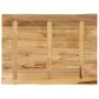 Massivholz-Tischplatte mit natürlicher Kante aus Mangoholz 90x60x2,5 cm. von , Tischplatten - Ref: Foro24-370669, Preis: 64,8...