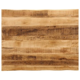 Tablero de mesa borde natural madera maciza mango 100x80x2,5 cm by , Table tops - Ref: Foro24-370676, Price: 103,91 €, Discou...