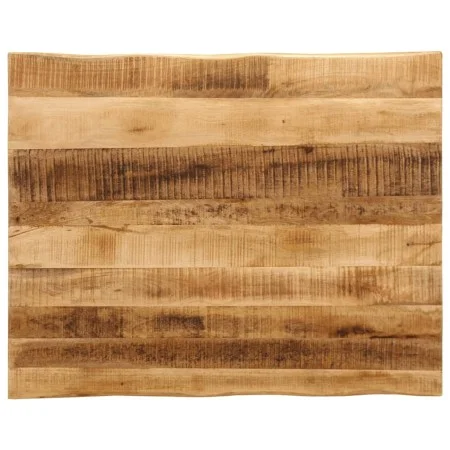 Tablero de mesa borde natural madera maciza mango 100x80x2,5 cm by , Table tops - Ref: Foro24-370676, Price: 102,29 €, Discou...