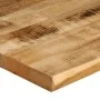 Tablero de mesa borde natural madera maciza mango 100x80x2,5 cm by , Table tops - Ref: Foro24-370676, Price: 102,29 €, Discou...