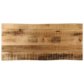 Tablero de mesa borde natural madera maciza mango 90x40x3,8 cm by , Table tops - Ref: Foro24-370683, Price: 76,92 €, Discount: %