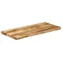 Tablero de mesa borde natural madera maciza mango 90x40x3,8 cm by , Table tops - Ref: Foro24-370683, Price: 76,92 €, Discount: %