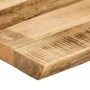 Tablero de mesa borde natural madera maciza mango 90x40x3,8 cm by , Table tops - Ref: Foro24-370683, Price: 76,92 €, Discount: %