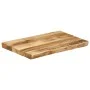 Tablero de mesa borde natural madera maciza mango 70x40x3,8 cm by , Table tops - Ref: Foro24-370681, Price: 56,35 €, Discount: %