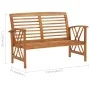 Massive Akazienholz-Gartenbank, 119 cm von vidaXL, Gartenbänke - Ref: Foro24-310269, Preis: 118,10 €, Rabatt: %