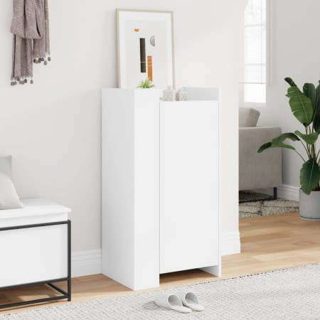 Mueble zapatero madera de ingeniería blanco 52x37,5x100 cm by , Shoe racks and shoe organizers - Ref: Foro24-848437, Price: 8...