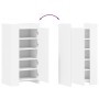 Mueble zapatero madera de ingeniería blanco 52x37,5x100 cm by , Shoe racks and shoe organizers - Ref: Foro24-848437, Price: 8...