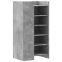 Mueble zapatero madera ingeniería gris hormigón 52x37,5x100 cm by , Shoe racks and shoe organizers - Ref: Foro24-848440, Pric...