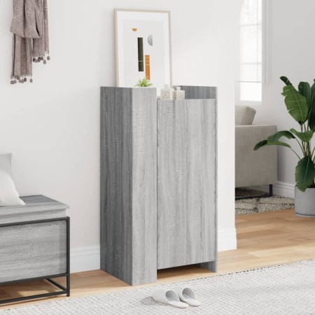 Mueble zapatero madera de ingeniería gris Sonoma 52x37,5x100 cm by , Shoe racks and shoe organizers - Ref: Foro24-848442, Pri...
