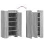 Ingenieurholz-Schuhregal in Sonoma-Grau 52x37,5x100 cm. von , Schuhregale und Schuhorganisatoren - Ref: Foro24-848442, Preis:...