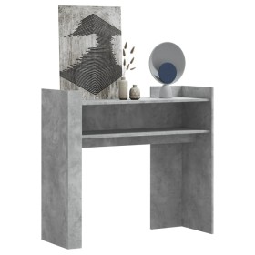 Mesa consola de madera de ingeniería gris hormigón 100x35x90 cm by , Side tables - Ref: Foro24-848468, Price: 64,67 €, Discou...