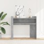 Mesa consola de madera de ingeniería gris hormigón 100x35x90 cm by , Side tables - Ref: Foro24-848468, Price: 64,67 €, Discou...