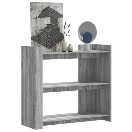 Mesa consola de madera de ingeniería gris Sonoma 100x35x90 cm de , Mesas auxiliares - Ref: Foro24-848477, Precio: 80,01 €, De...