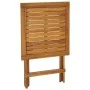 3-teiliger klappbarer Bistrotisch und Stühle mit Massivholzkissen von vidaXL, Gartensets - Ref: Foro24-310275, Preis: 149,13 ...