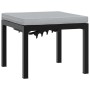 Gartensofaset mit 4-teiligen Kissen, pulverbeschichtetem schwarzen Stahl. von , Gartensets - Ref: Foro24-3283662, Preis: 328,...